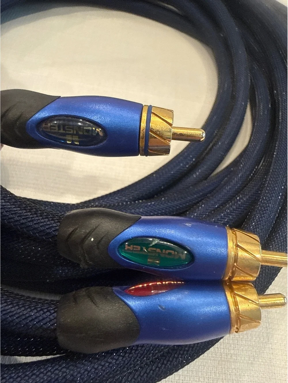 Monster THX Certified RCA Audio Cables - High-Quality 3-Pair Set